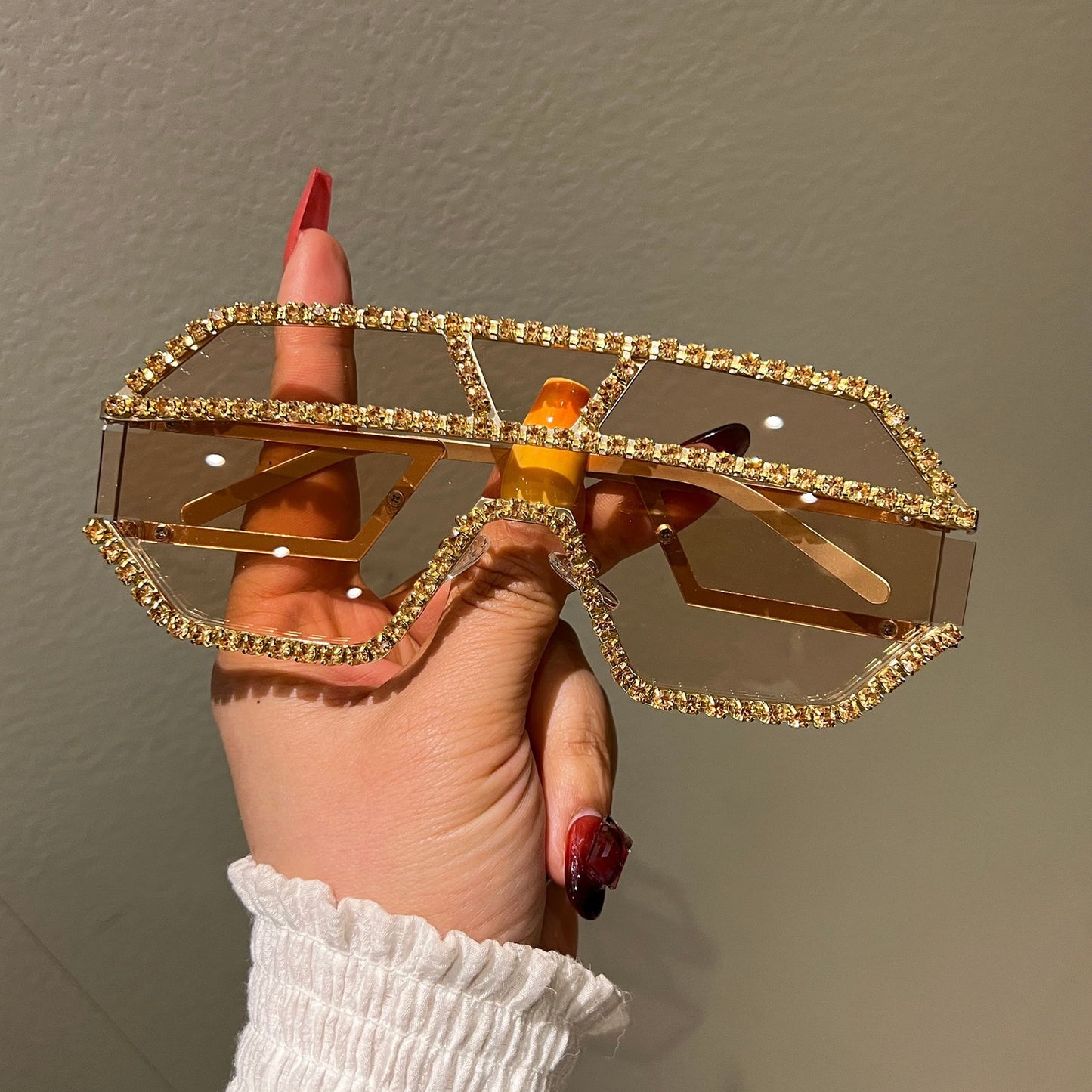 Damen extravagante Modebrille Karnz