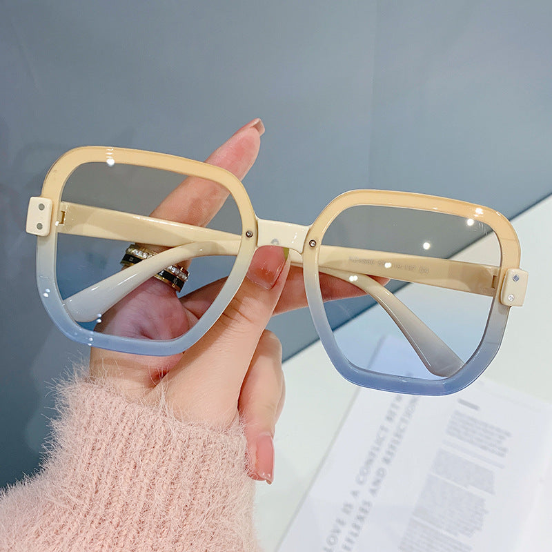 Damen elegante oversized Brille Karnz