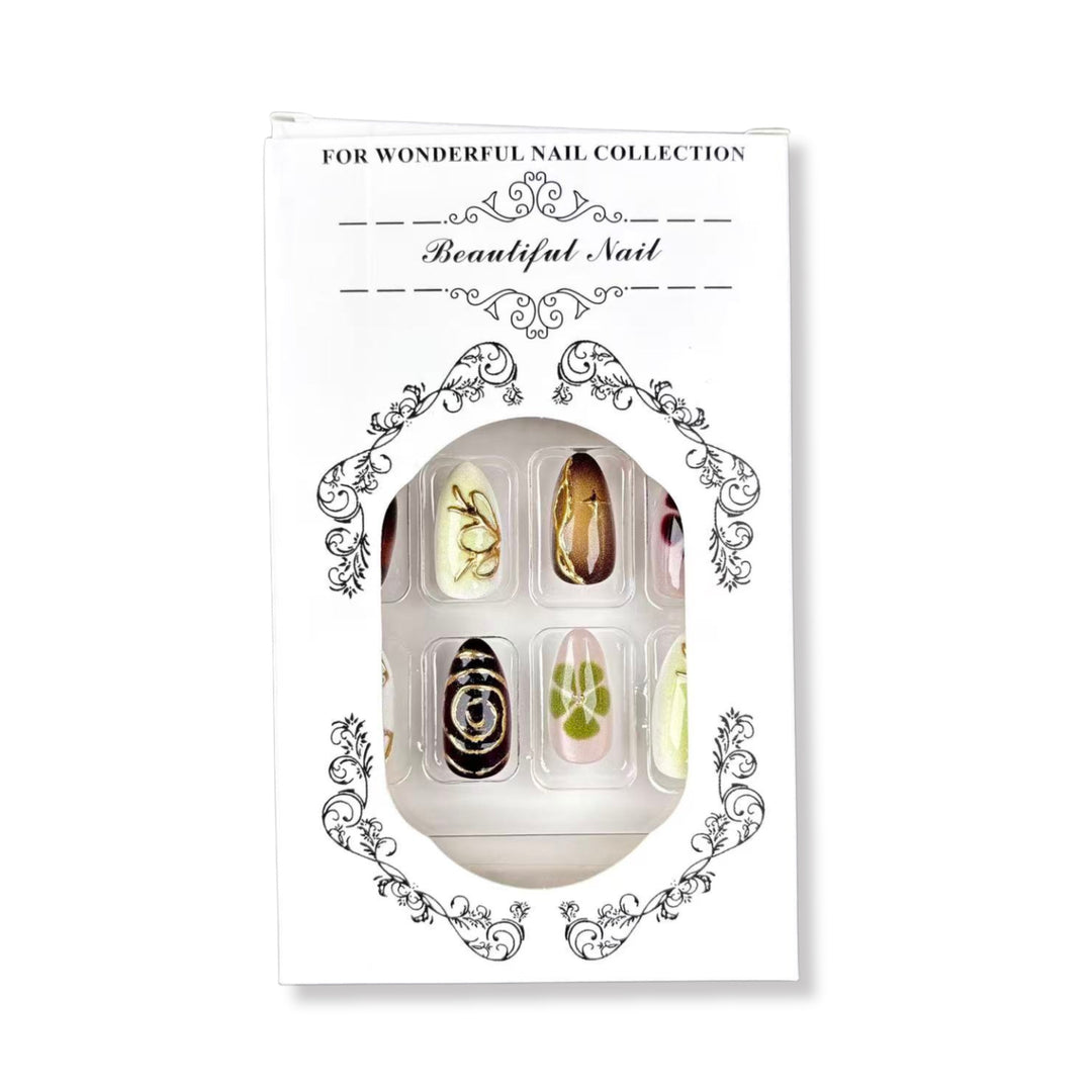 Premium Künstlerische Press-On Nagelkollektion