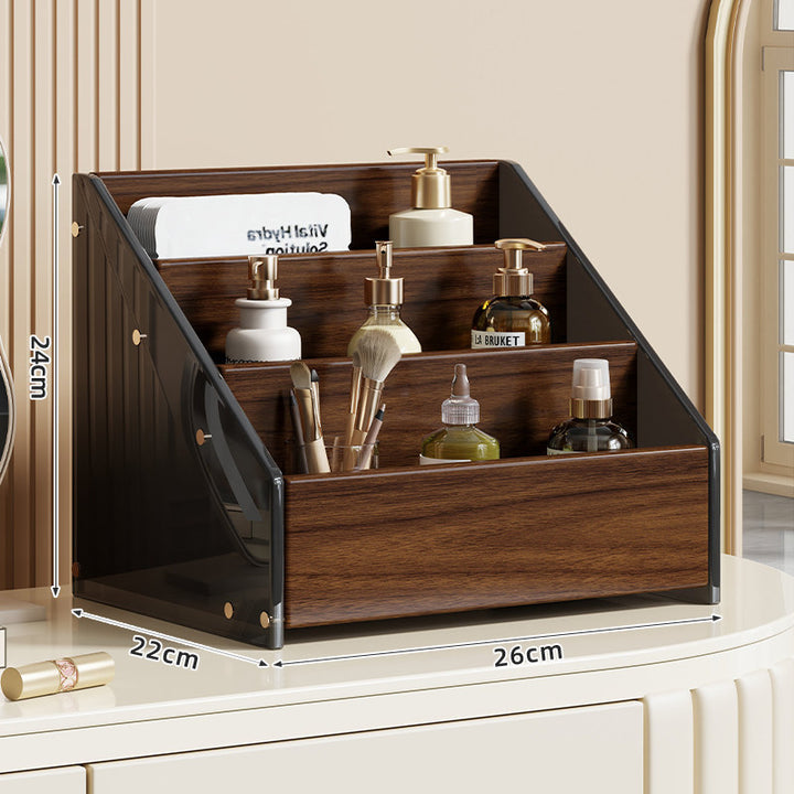 Schräg gestufter Schminktisch Make-up Organizer