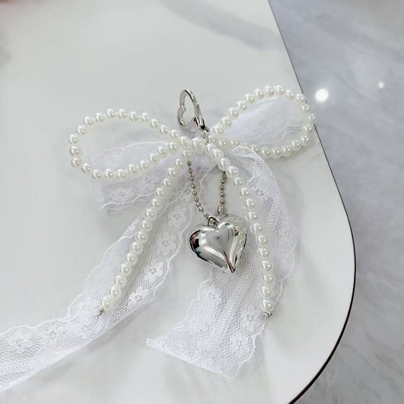 Eleganter Herz Anhänger Charm Schlüsselanhänger Karnz
