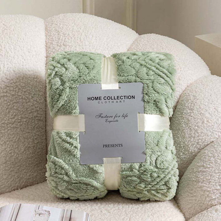 Kuschelige Plüschdecke