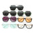 Damen Modische Sonnenbrille mit geschwungenem Metallrahmen und UV-Schutz Karnz