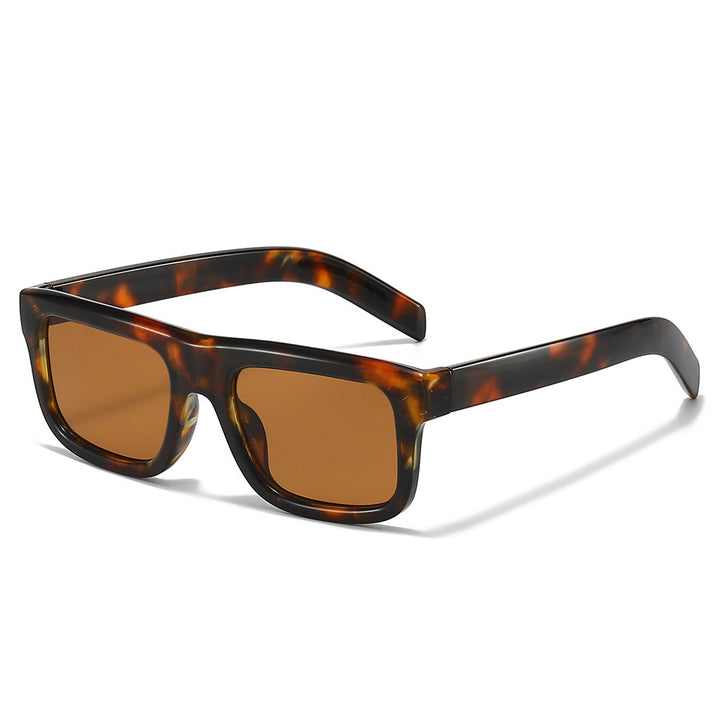 Zeitgenössische Sonnenbrille mit breitem Rahmen Karnz