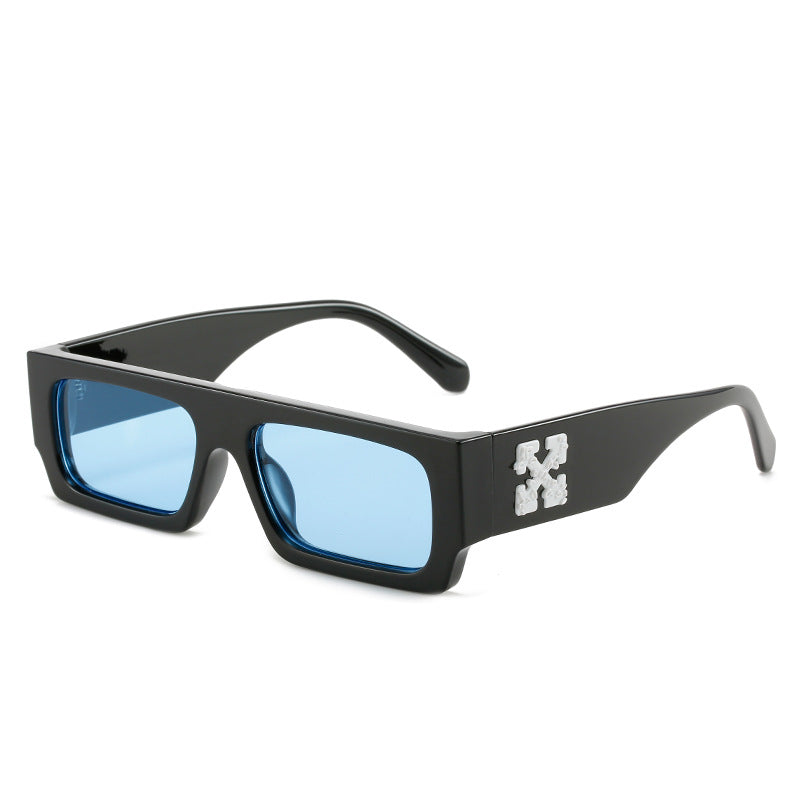 Damen stilvolle Oversized-Sonnenbrille mit ausgefallenem Design Karnz