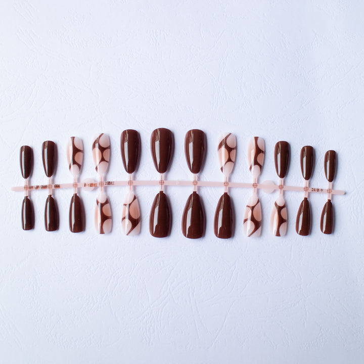 Künstlerisches mandelförmiges Nagelkunst-Set
