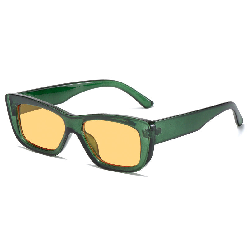 Damen modische Sonnenbrille mit rechteckigem Gestell Karnz