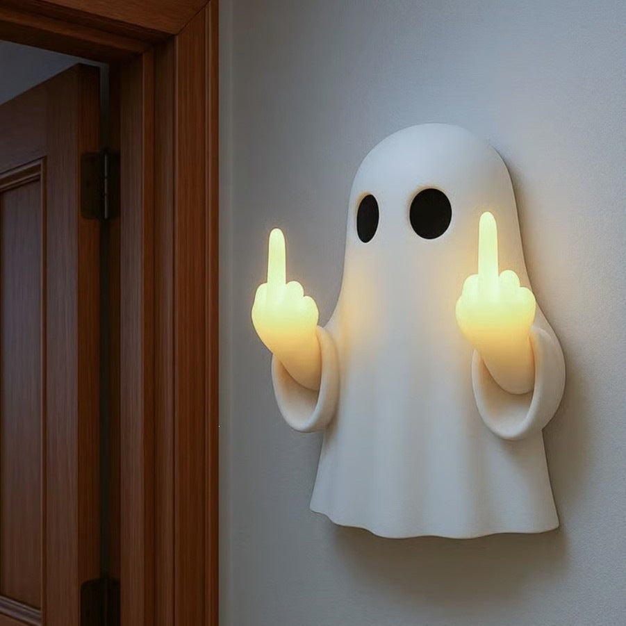 Humorvolle Weihnachtslicht-Figur Karnz