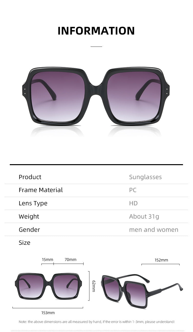 Damen modische oversized Sonnenbrille mit modernem Design Karnz