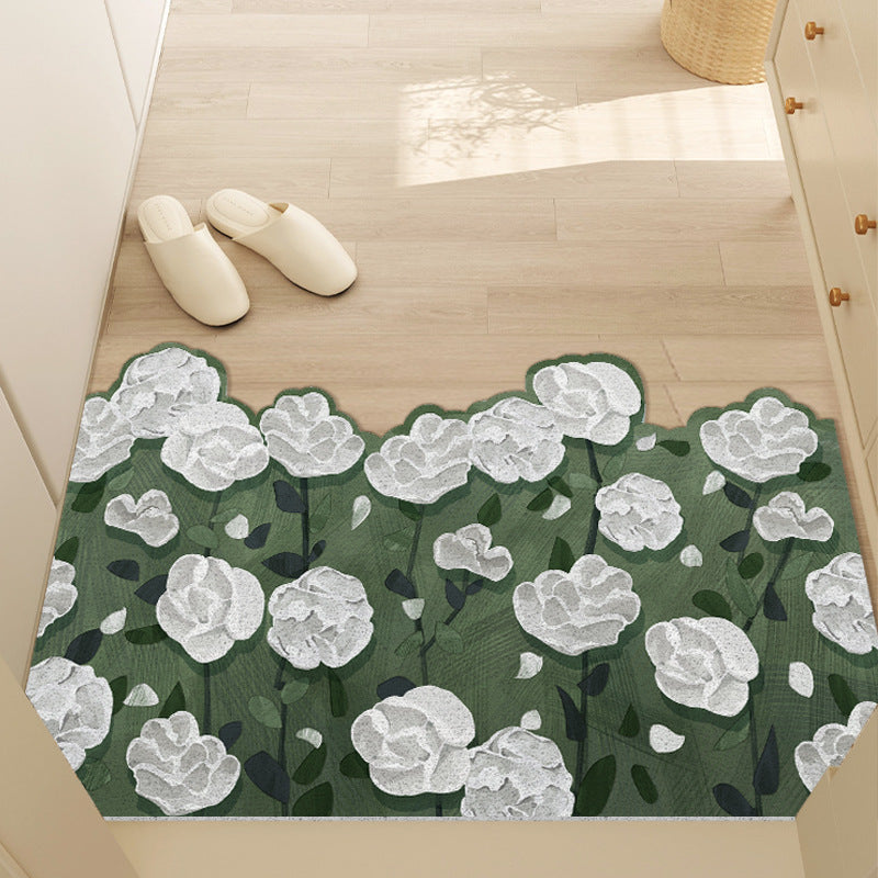 Blumenmuster rutschfeste Bodenschoner