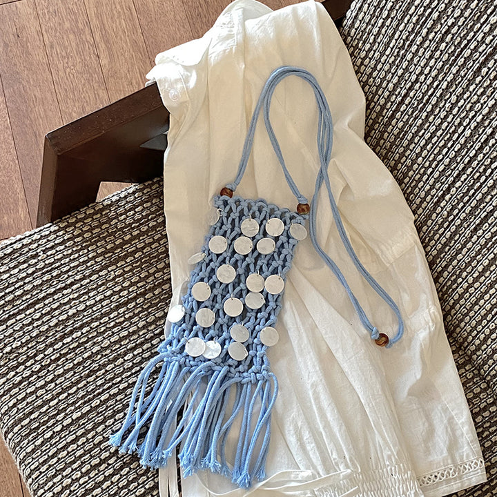 Bohemian Makramee Mini Tasche