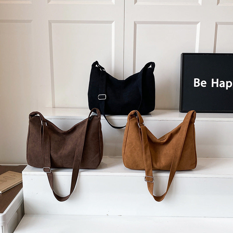 WoSoft Wildleder Hobo Handtasche Karnz
