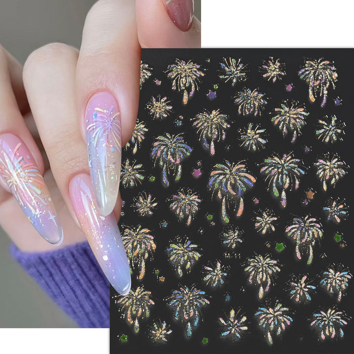 Dekorative Nagelkunst-Folie-Sticker