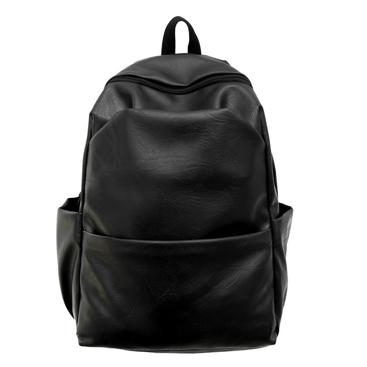Sleek Textured Leather Backpack Karnz