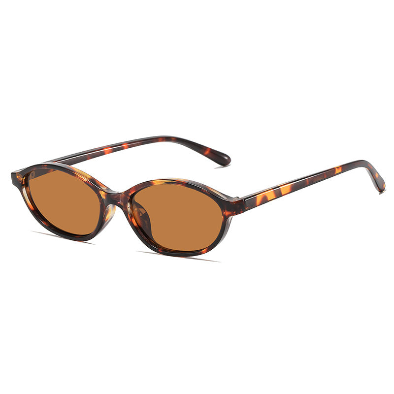 Elegante Vintage-inspirierte ovale Sonnenbrillen Karnz