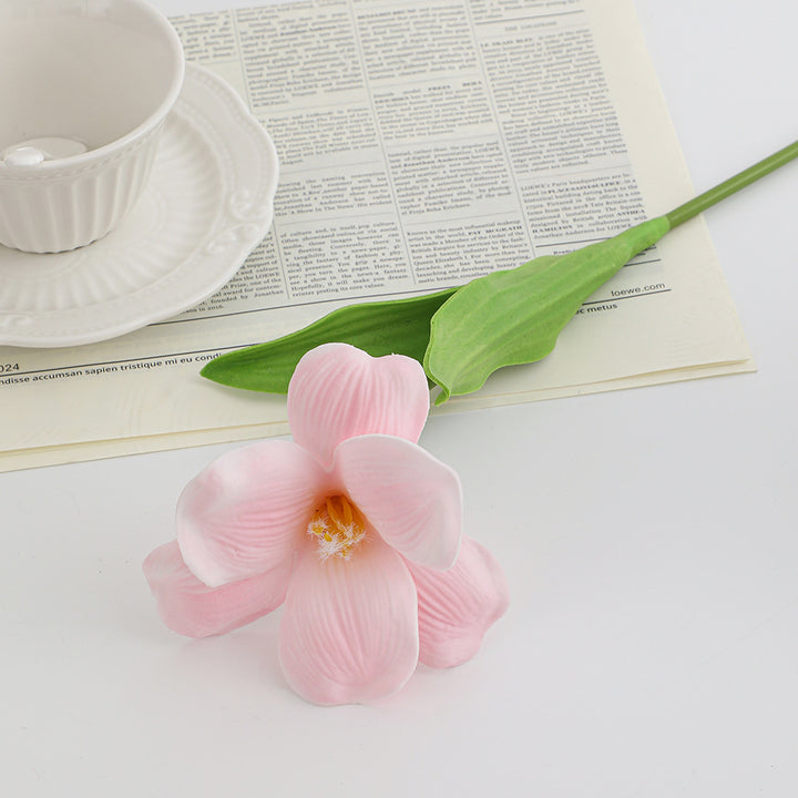 Künstlicher Orchideenblütenzweig mit realistischen Details Karnz