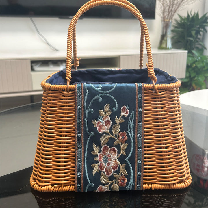 Dekorative Geflochtene Handgefertigte Tasche Karnz