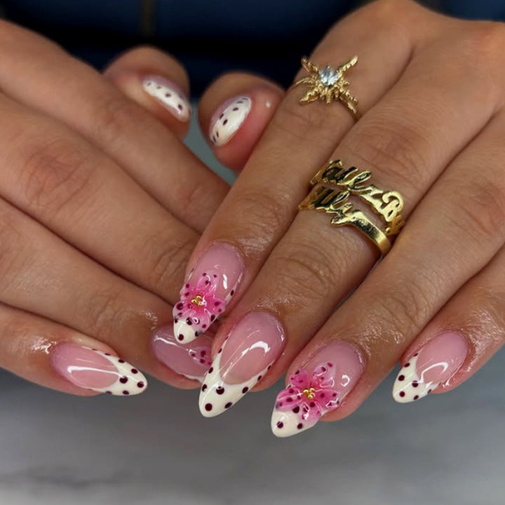 Premium Press-On Nail Art Set mit Zubehör