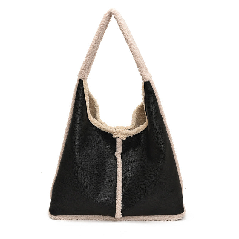 Faux-Leder Tote Bag