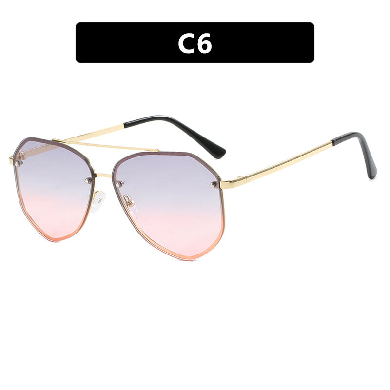 Damen stylische Sonnenbrille im einzigartigen Pentagramm-Design Karnz