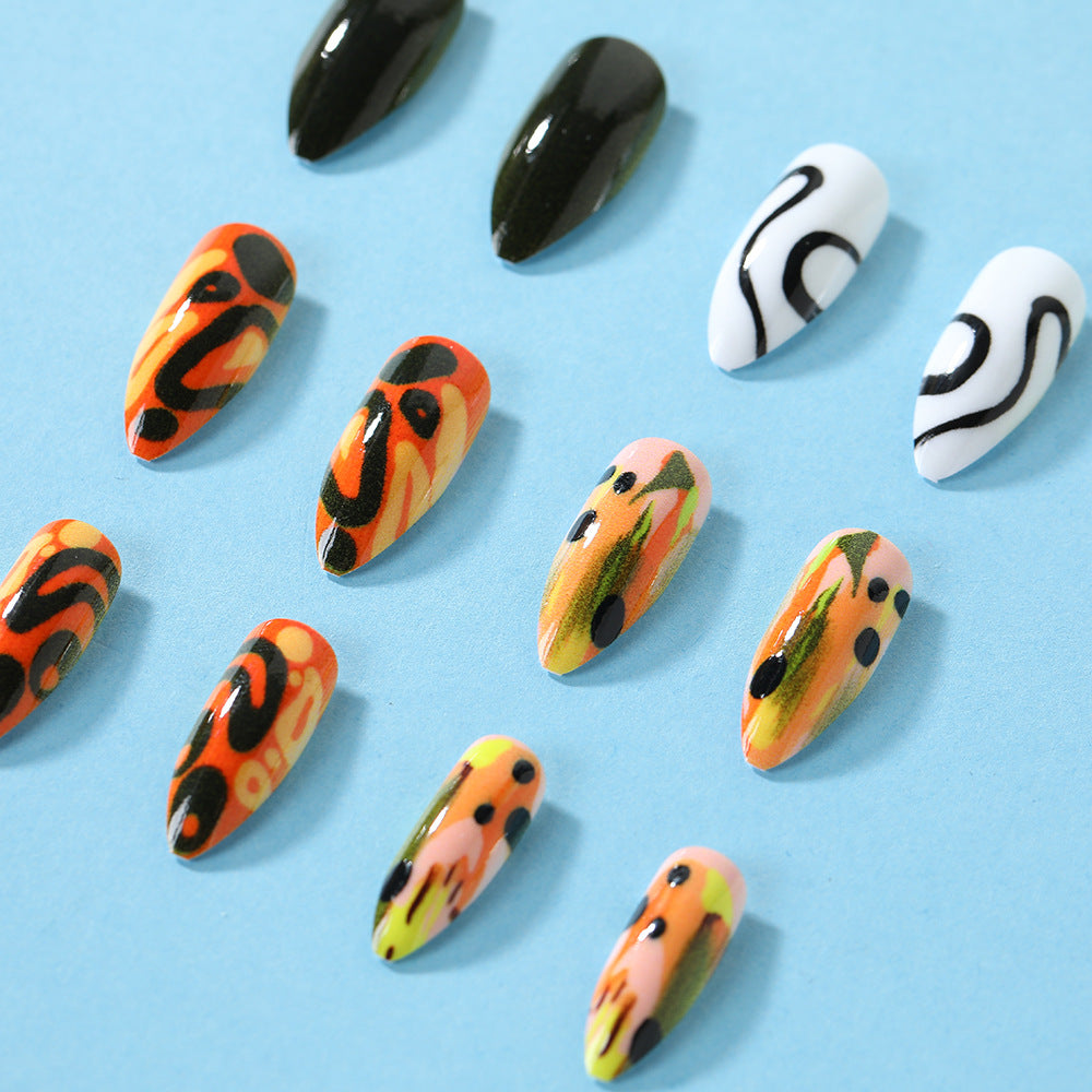 Kreative Nail Art Kunstnägel Set Karnz