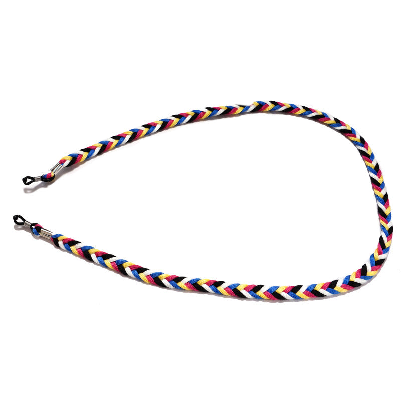 Bunte Geflochtene Brillenband Karnz