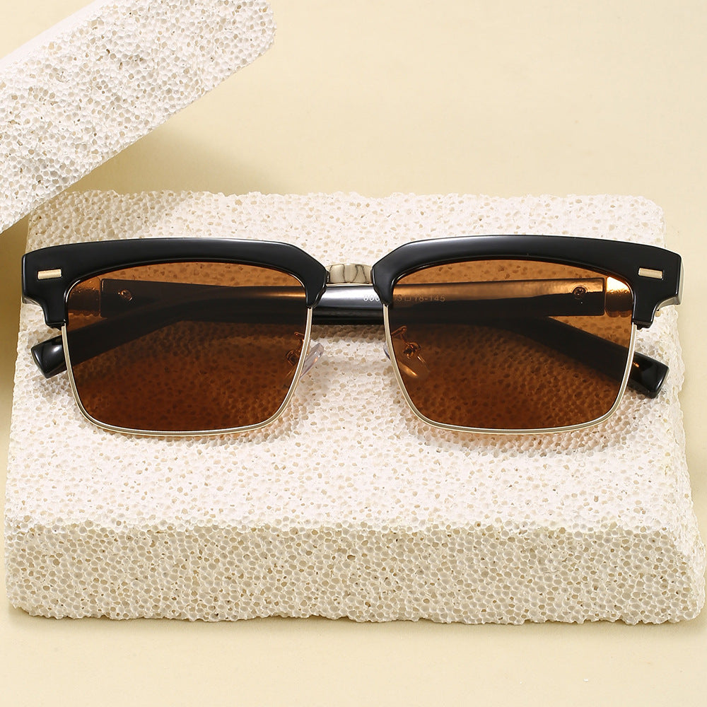 Modische Sonnenbrille mit Quadratischem Rahmen und Stilvollem Design Karnz