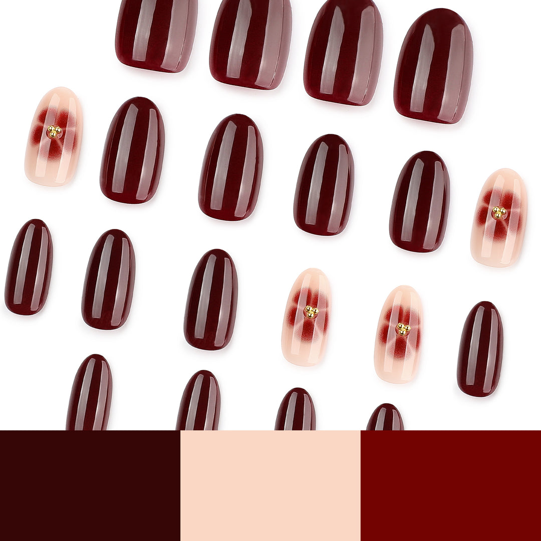 Kunstvoll gestaltete Nagelkunst Karnz