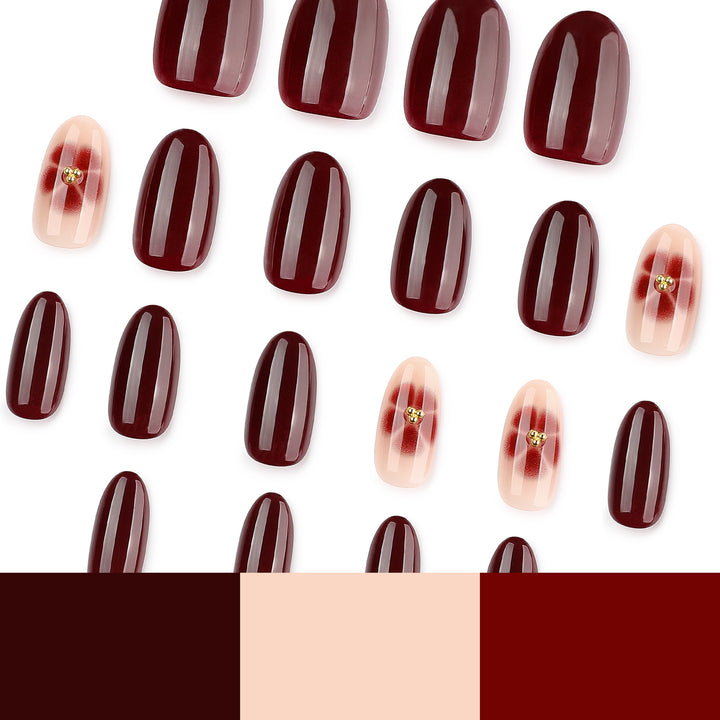 Kunstvoll gestaltete Nagelkunst Karnz