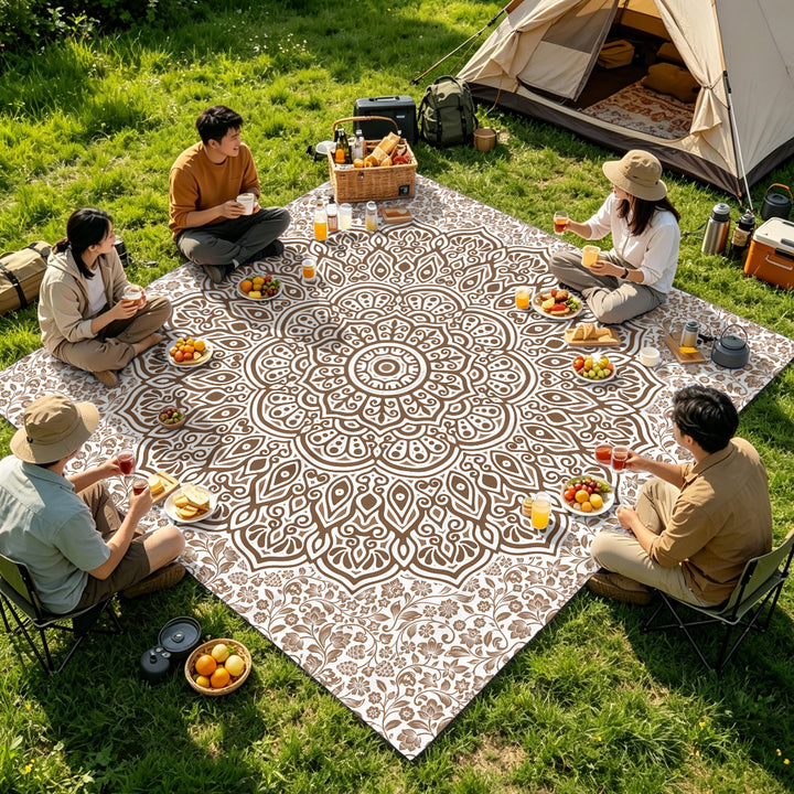 Mandala Design Strandmatte Karnz