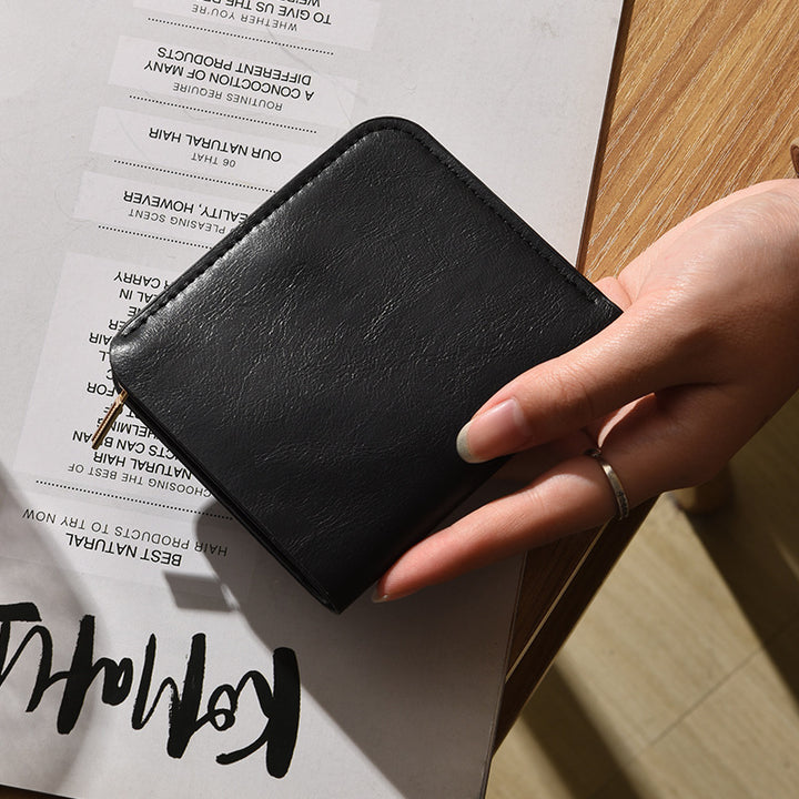 Klassische Leder Bi-Fold Geldbörse Karnz