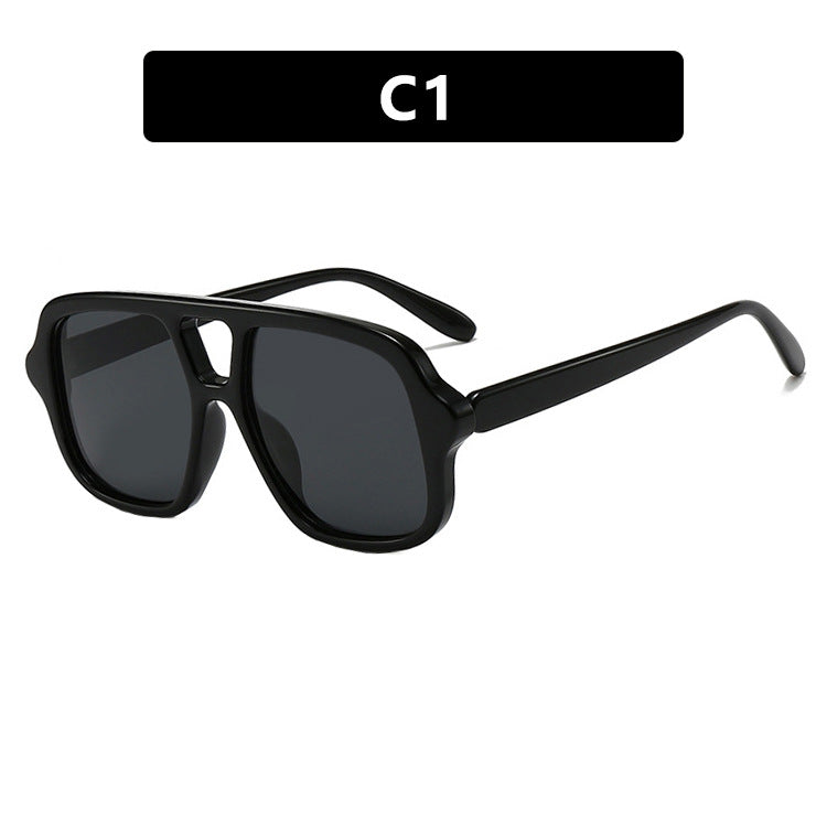 Damen stilvolle oversized Sonnenbrille im schlichten Design Karnz