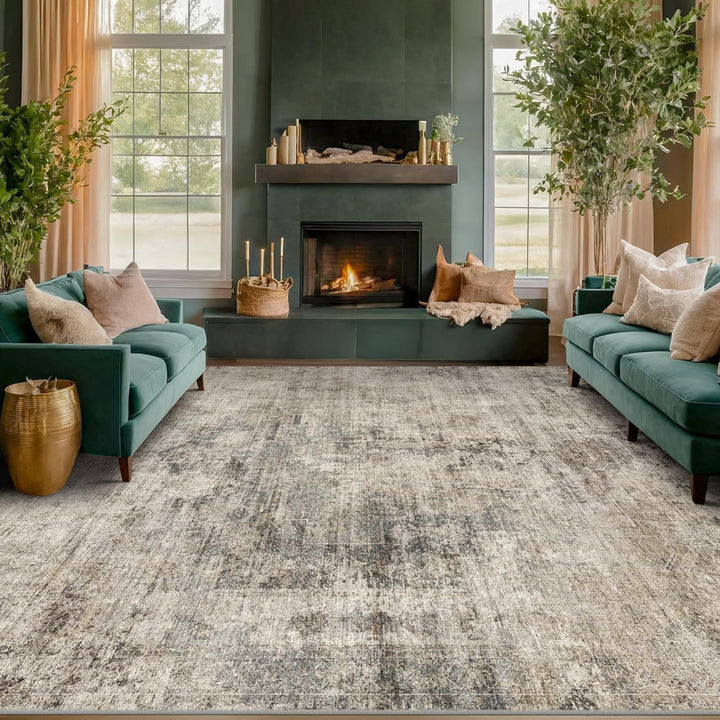 Eleganter, Vintage-inspirierter Teppich