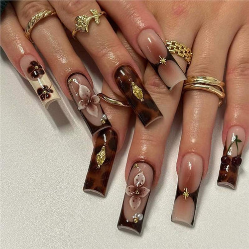 Floral Artisan Press-On Nail Set Karnz 1788434570