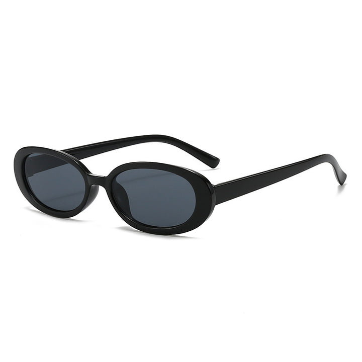 Retro Ovalrahmen Sonnenbrille