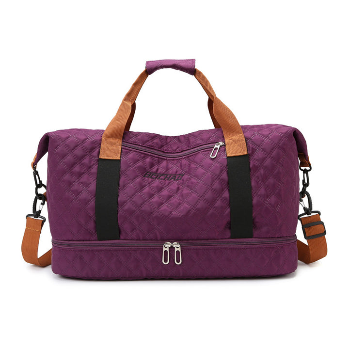 Stylische gesteppte Reisetasche