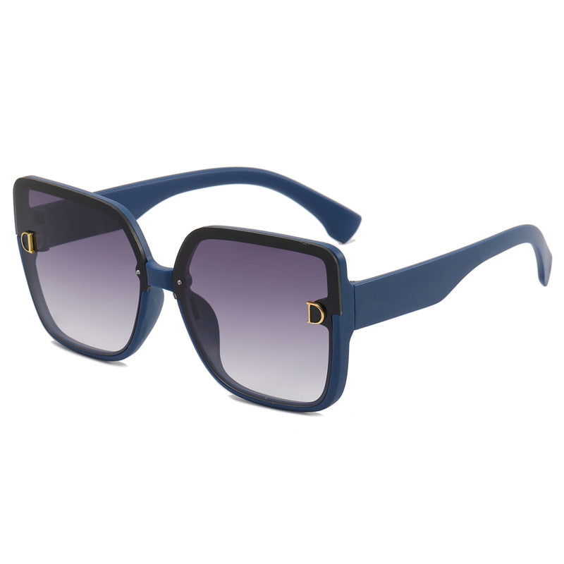 Damen modische quadratische Sonnenbrille im minimalistischen Design Karnz