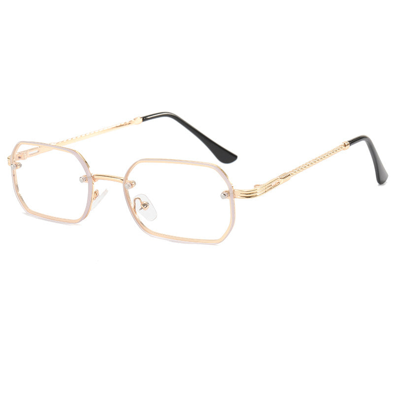 Damen modische Achtkant-Sonnenbrille mit luxuriösen Metallrahmen Karnz