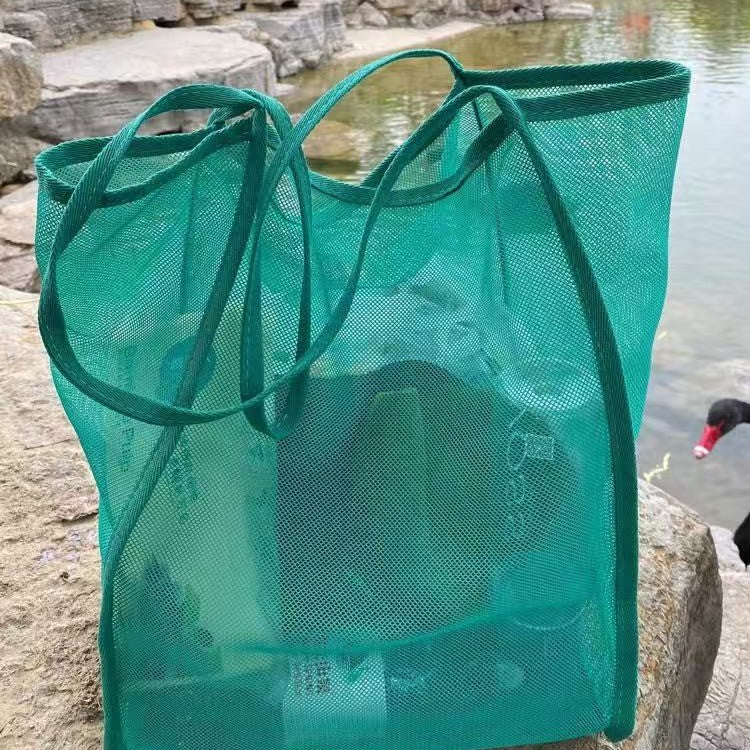 Unisex Atmungsaktive Einkaufstasche aus Netzmaterial Karnz