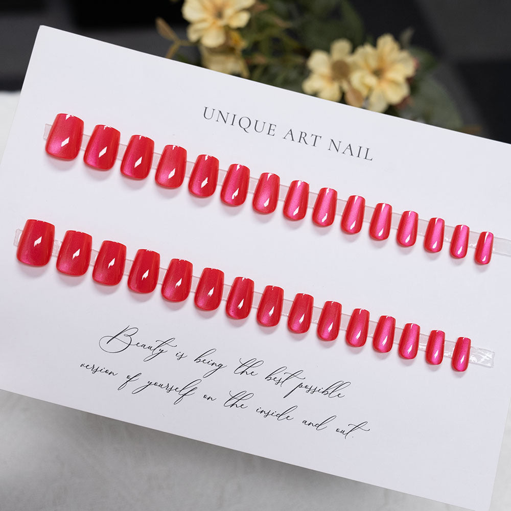 Glänzendes Acryl Press-On Nagel Set