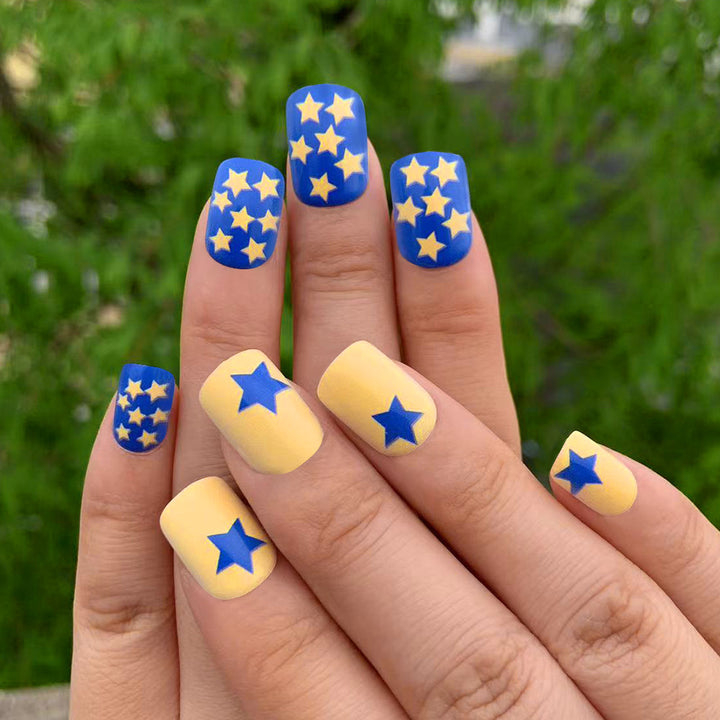 Kreatives Stern-gedrucktes Nagelkunst-Set Karnz
