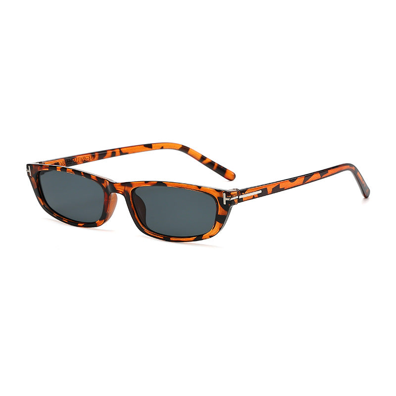 Damen modische Sonnenbrille mit elegantem Leopardenmuster Karnz