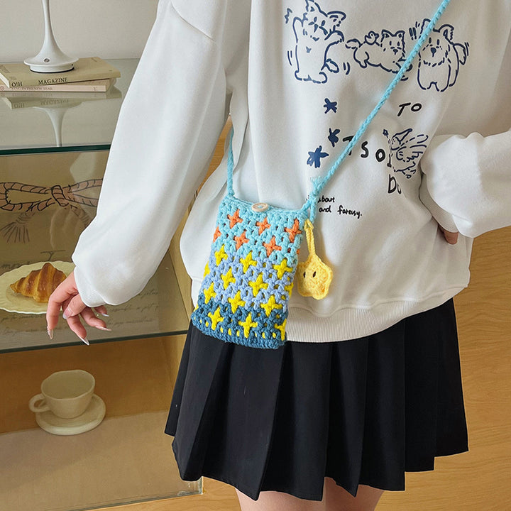 Häkel-Crossbody-Tasche