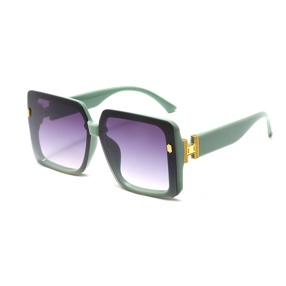Damen oversized modische Sonnenbrille mit luxuriösem Rahmen Karnz