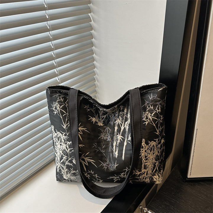 Stylische Bambusdruck-Tasche Karnz