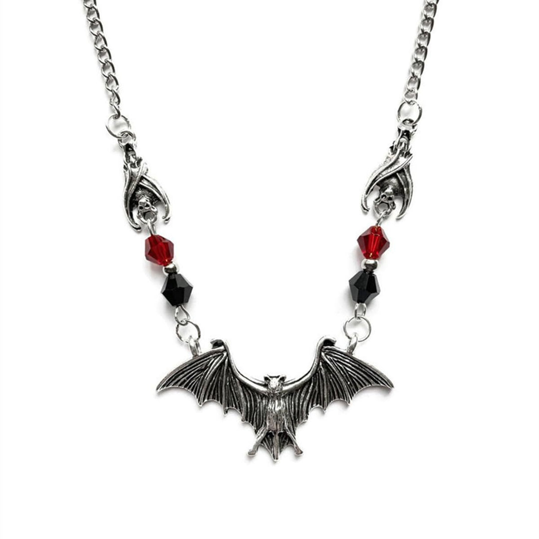 Gothic Fledermaus-inspiriertes Anhänger-Neklace Karnz
