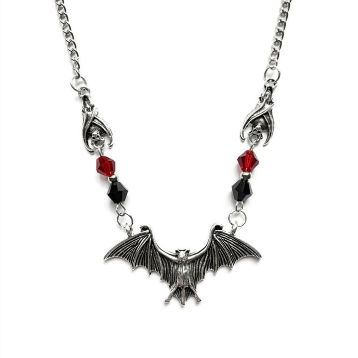 Gothic Fledermaus-inspiriertes Anhänger-Neklace Karnz