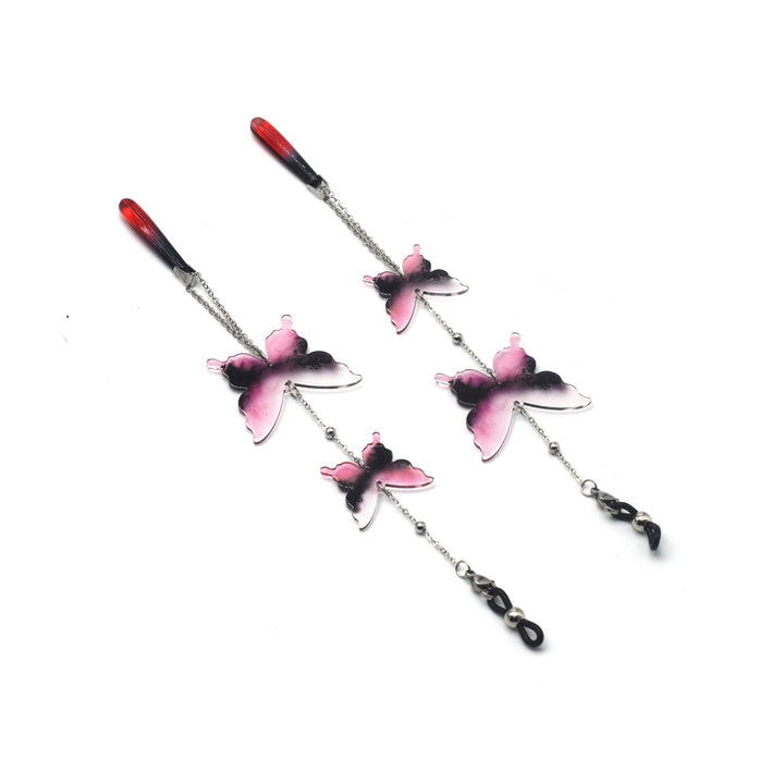 Künstlerische Schmetterlings Brillen Kette Karnz