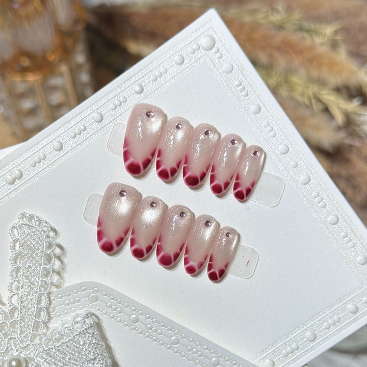 Elegante Gel Press-On Nagel Set Karnz