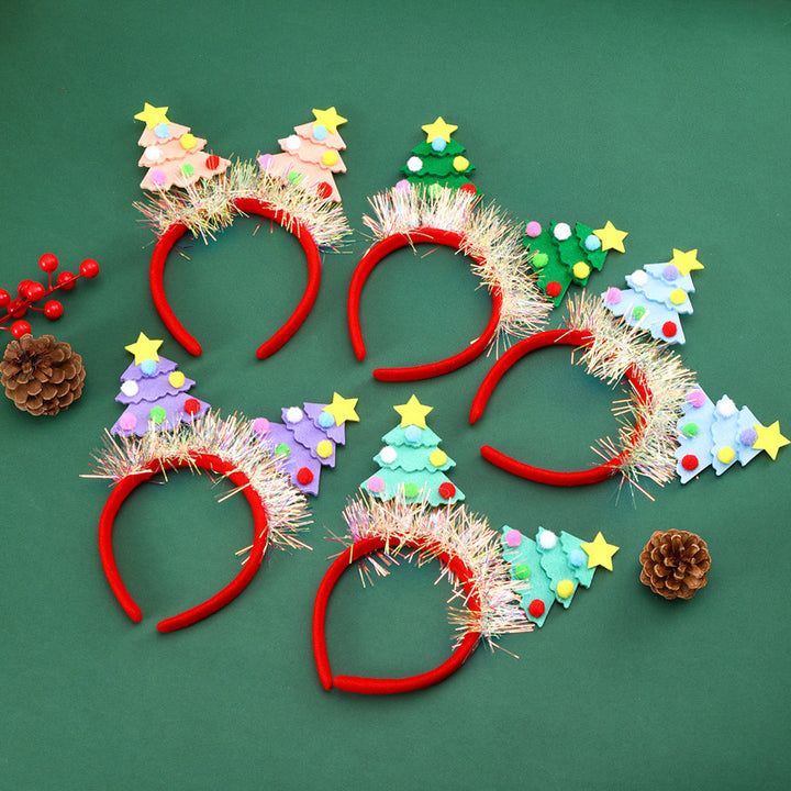 Festlicher Weihnachtsbaum-Haarreifen Karnz